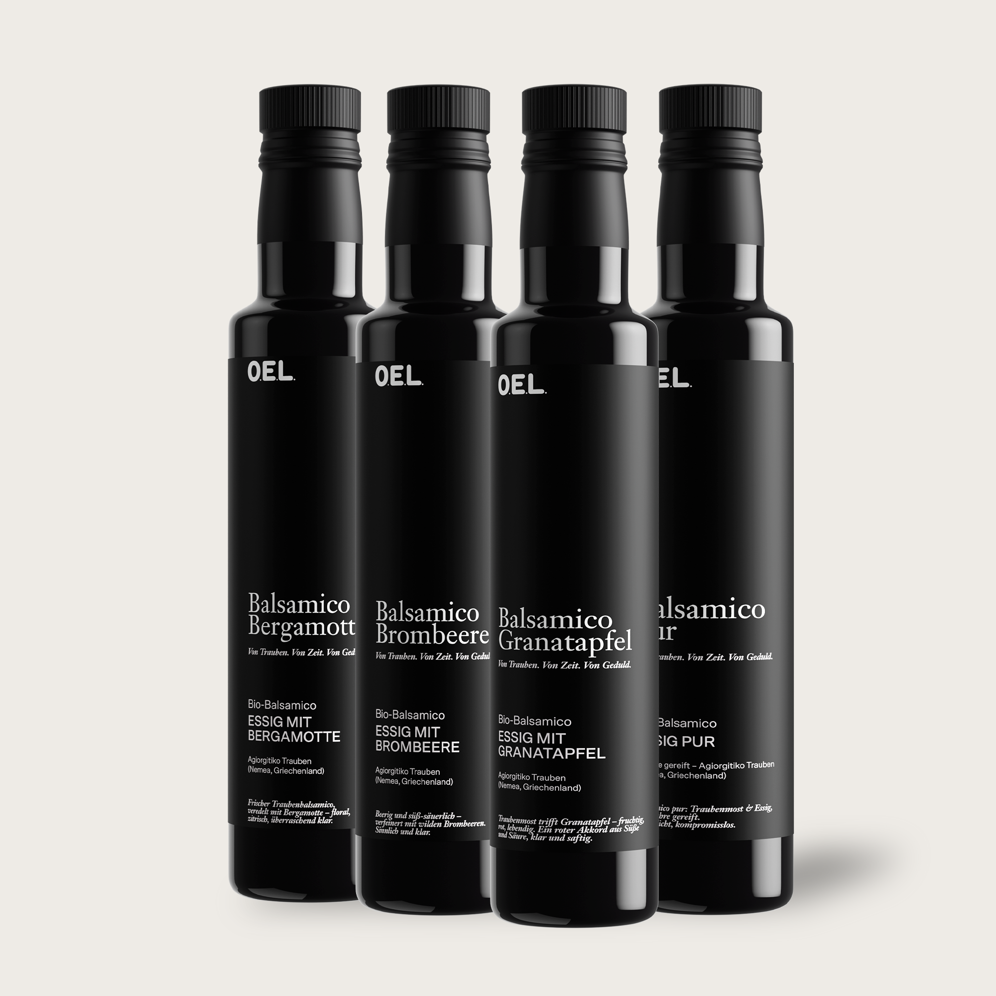 Selection of Organic Balsamic Vinegar