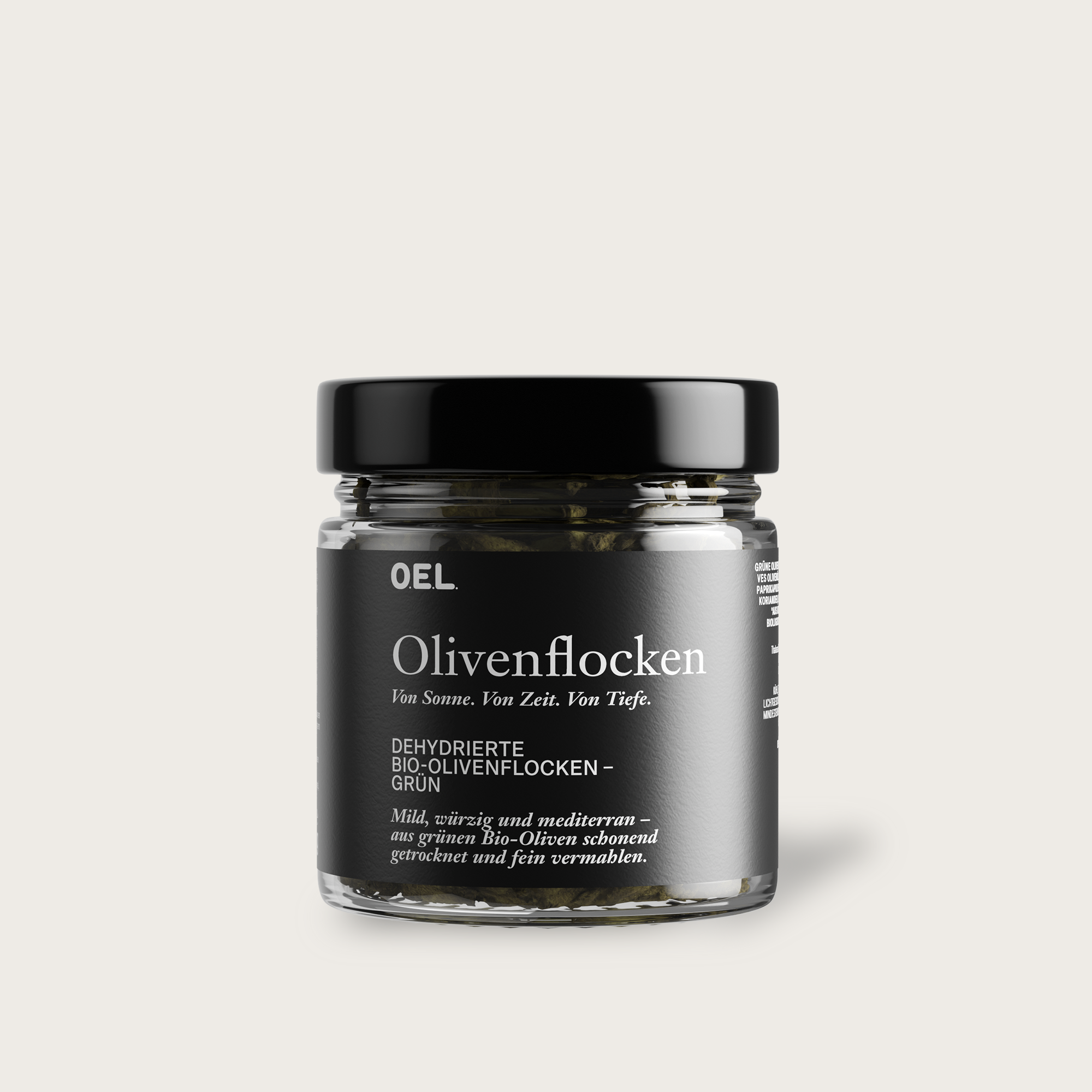 OELstaub Grün 70 g - Bio Olivenflocken