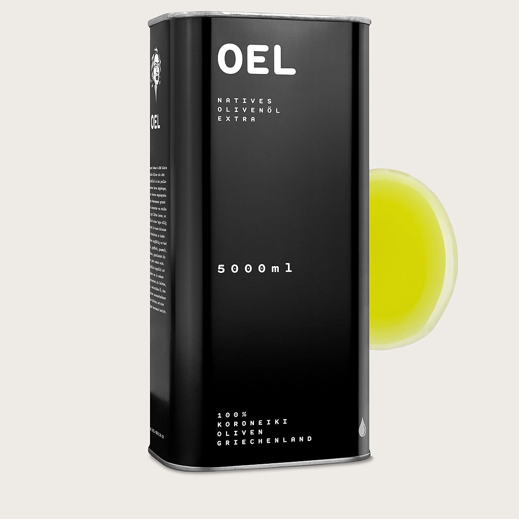OEL 5.000 ml - Bio Natives Olivenöl Extra aus Griechenland - OEL - Griechische Produkte und Olivenöl - OEL Olivenprodukte