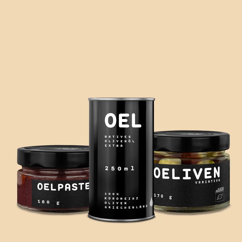 OEL Essential Kit - OEL - Griechische Produkte und Olivenöl - Probiersets - OEL - Griechische Produkte und Olivenöl