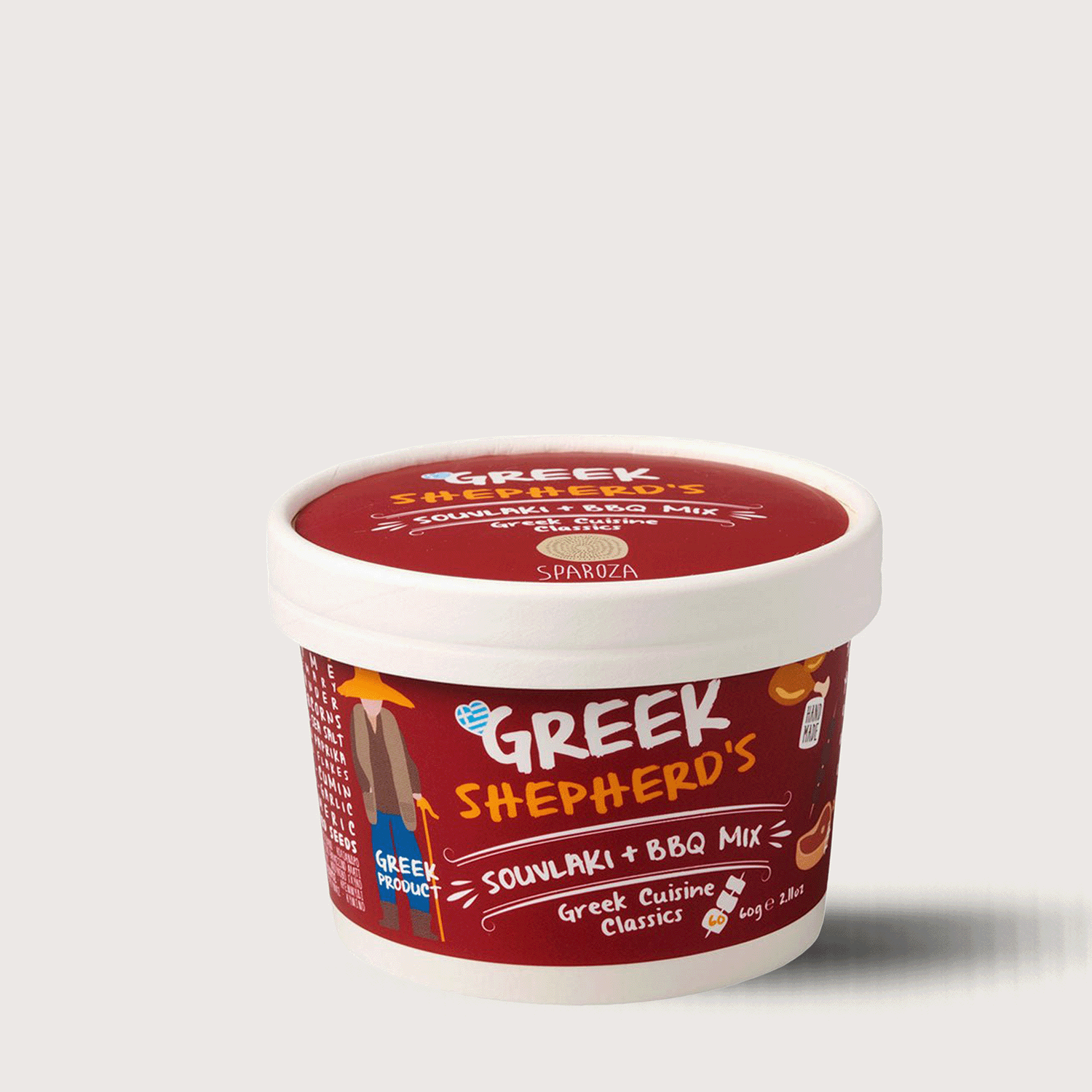 Greek Shepherd's - Griechische Souvlaki und BBQ Würzmischung 60 g