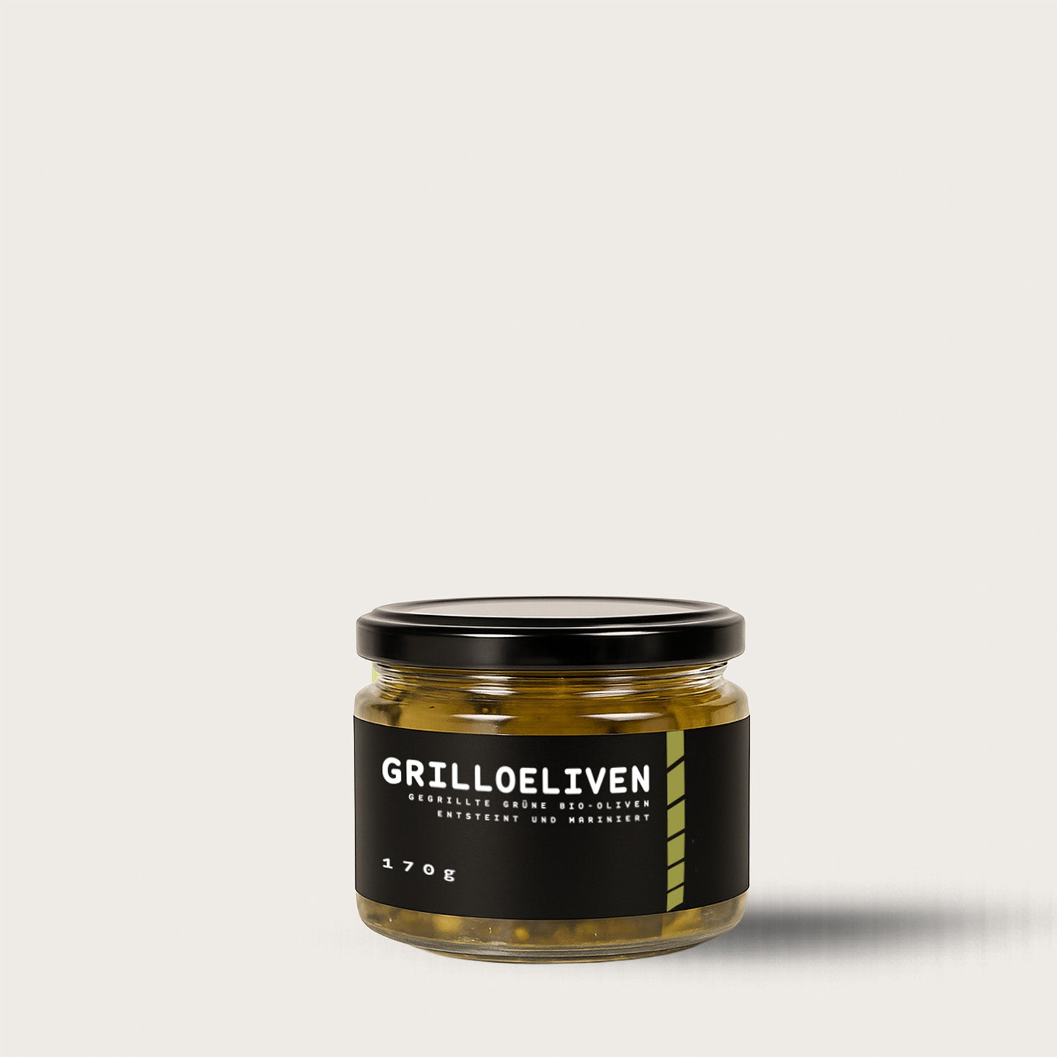 GRILLOELIVEN 170 g - Gegrillte grüne Bio Oliven
