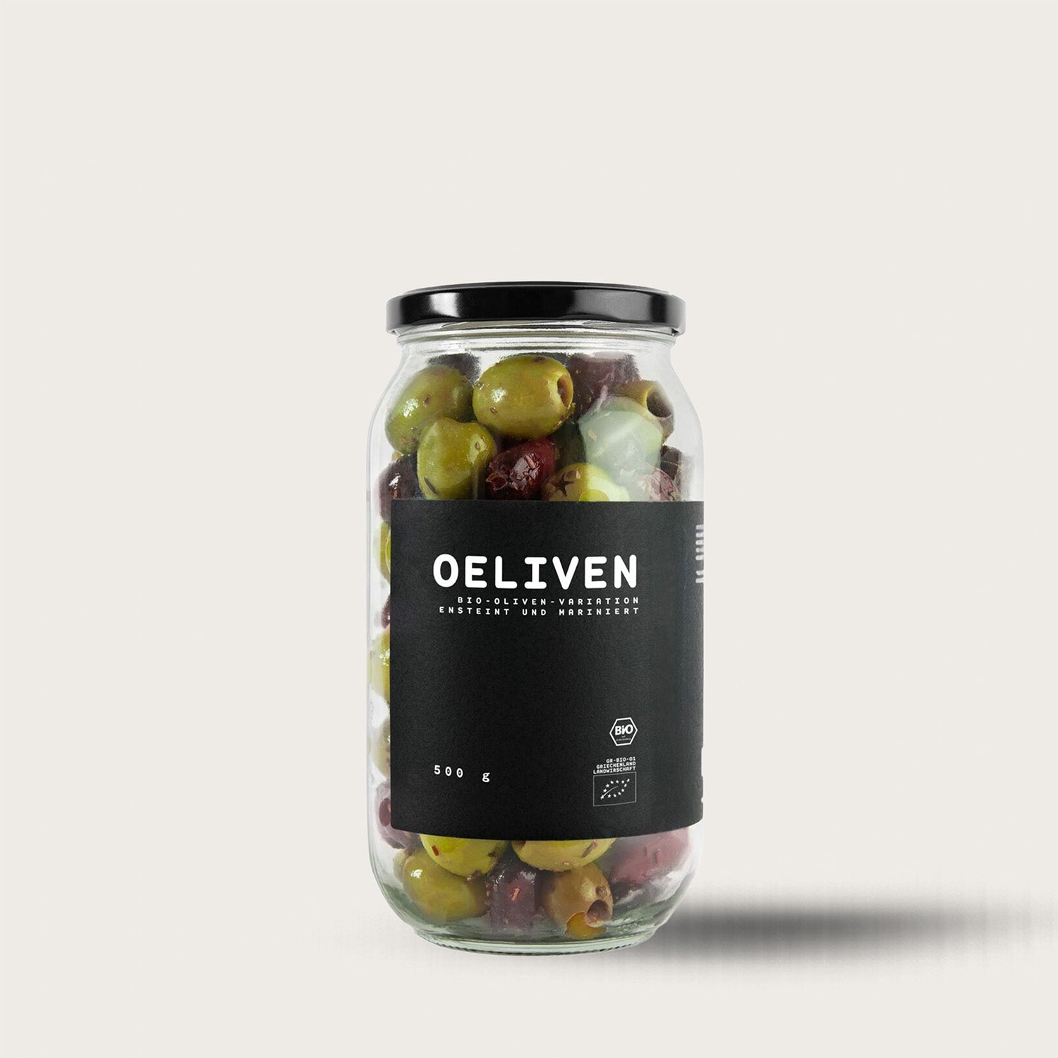 OELiven Mix-Variation 500 g - Olives bio mélangées aux herbes