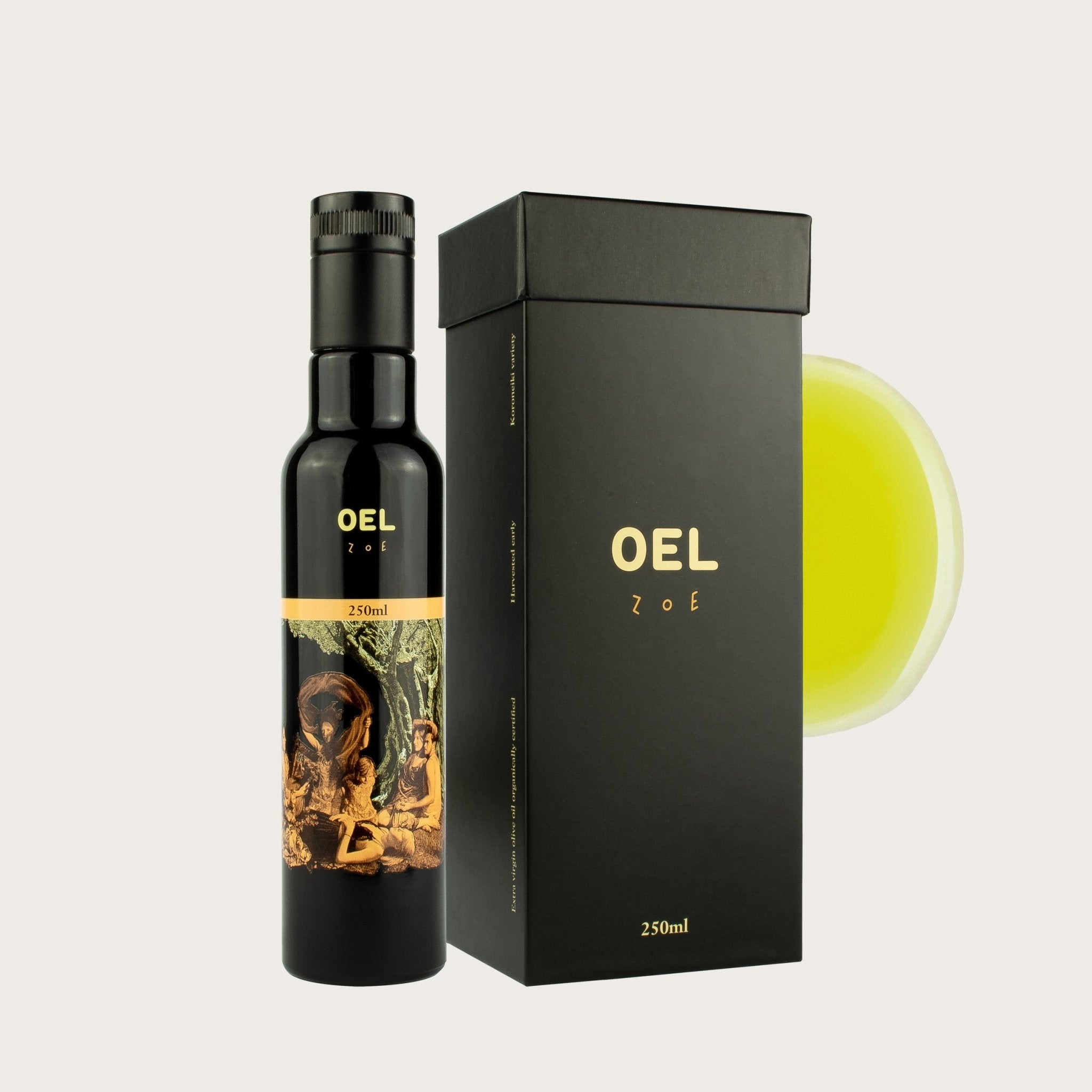OEL Zoe 250 ml – Premium Bio Natives Olivenöl Extra aus früher Ernte - OEL - Griechische Produkte und Olivenöl - Bestandsartikel red. MWST (7%) - Stavropoulos Ilias & C.O.