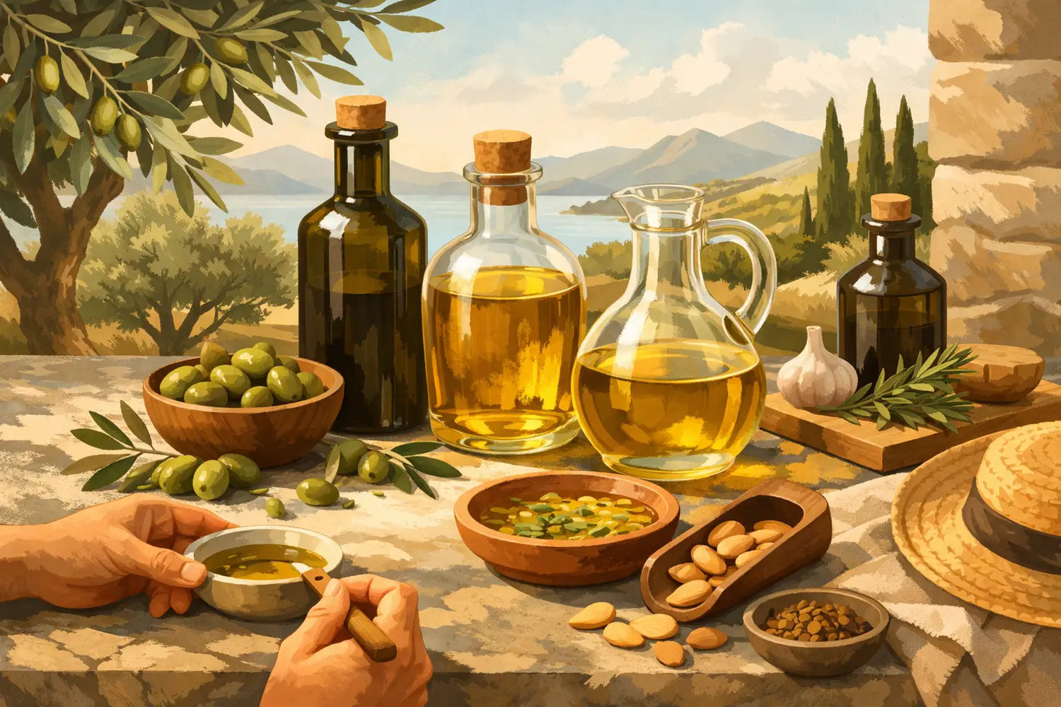 So wählen Sie mediterrane Speiseöle richtig aus