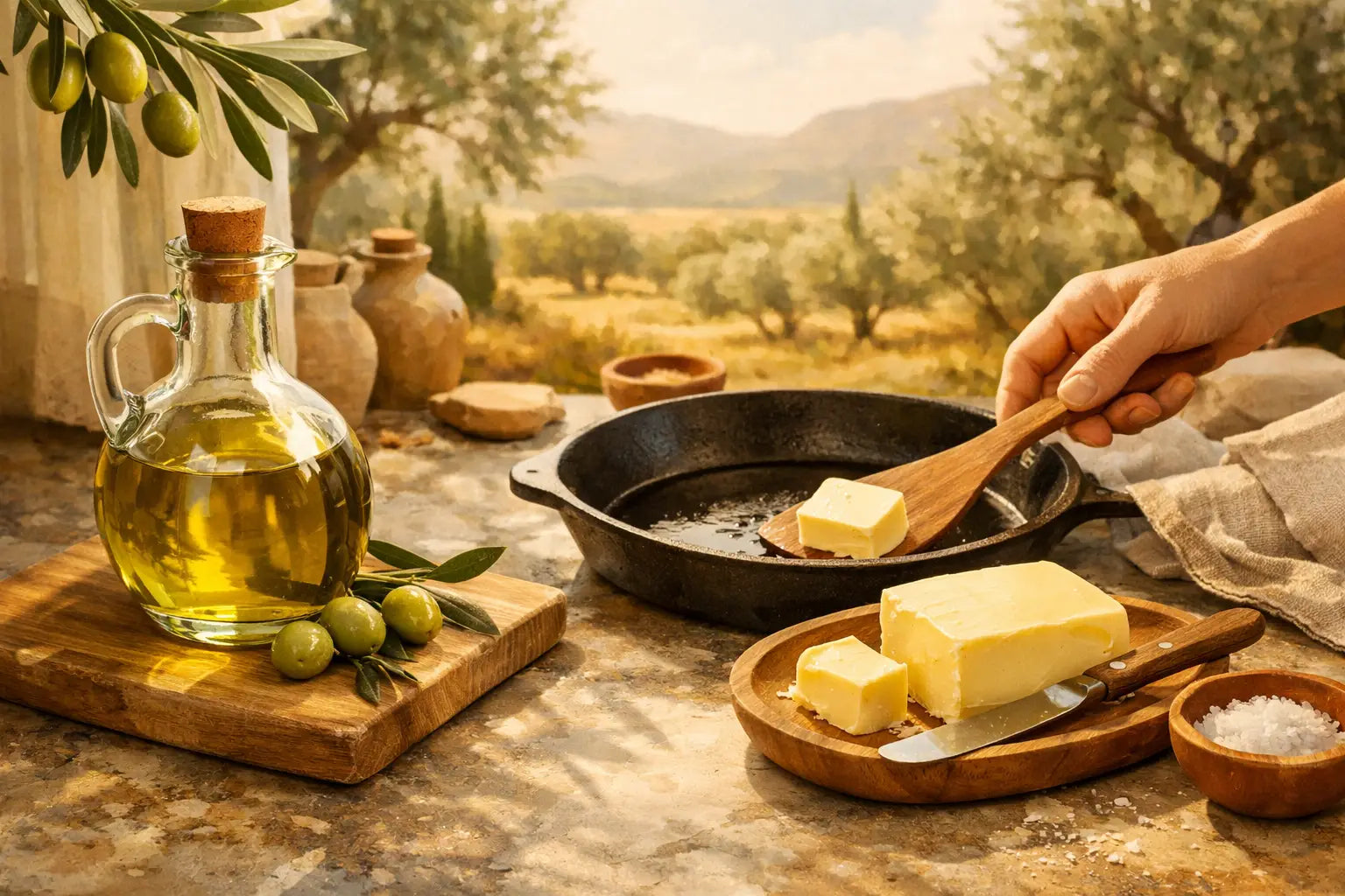 Olivenöl oder Butter zum Braten - was passt?
