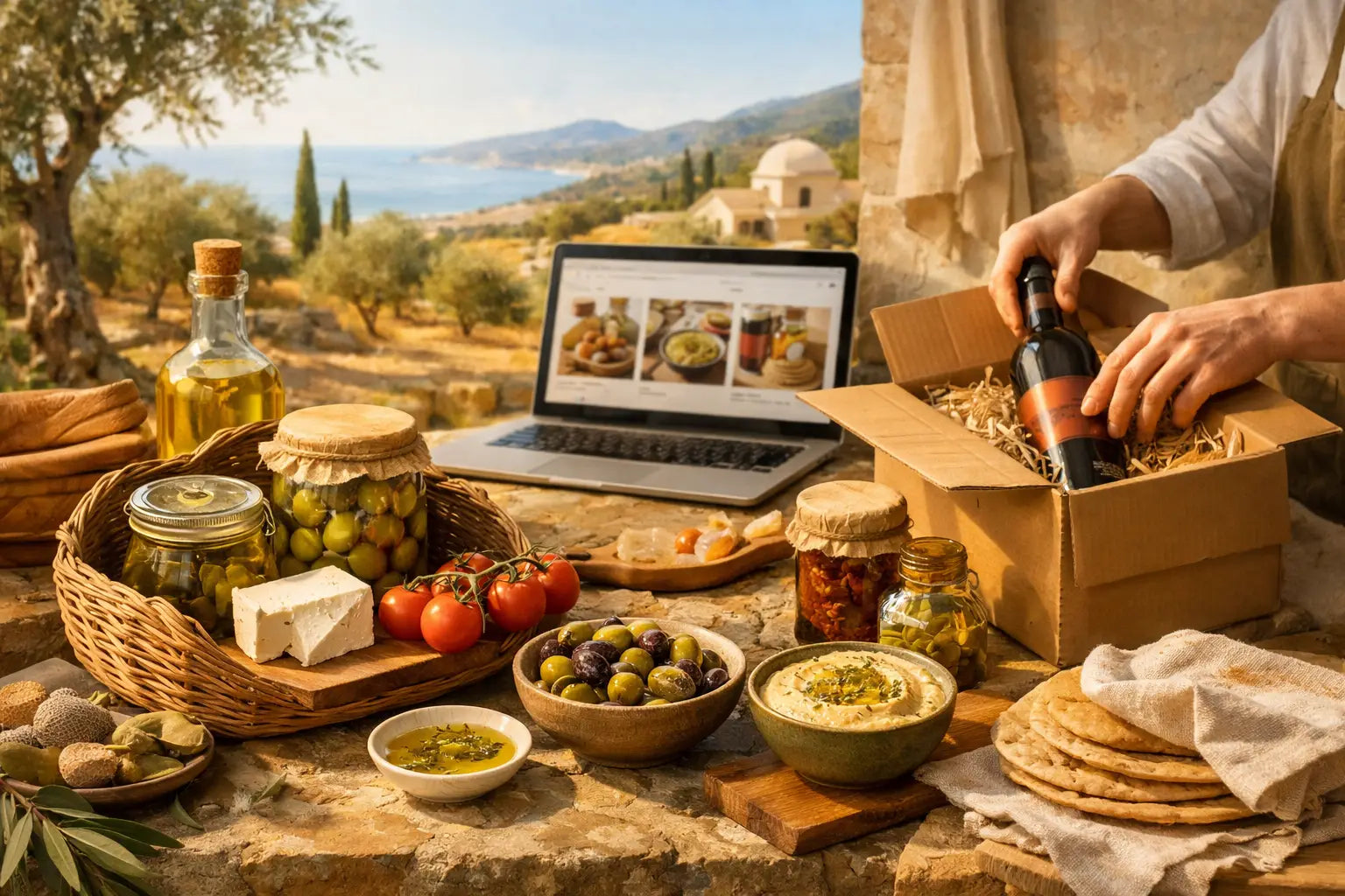 Mediterrane Spezialitäten im Online-Shop kaufen