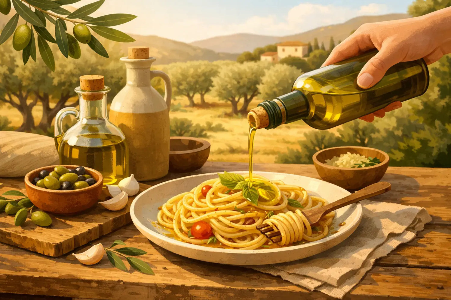 Welches Olivenöl für Pasta wirklich passt