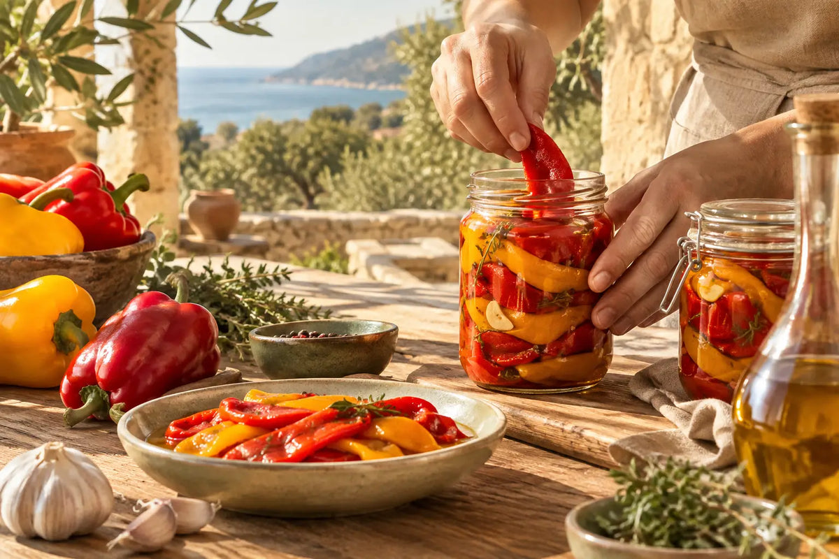 Paprika Antipasti haltbar machen und genießen