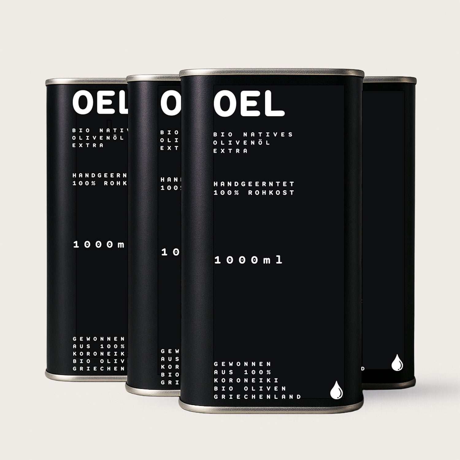 Bio Natives Olivenöl Extra aus Griechenland 4 x 1 L Kanister