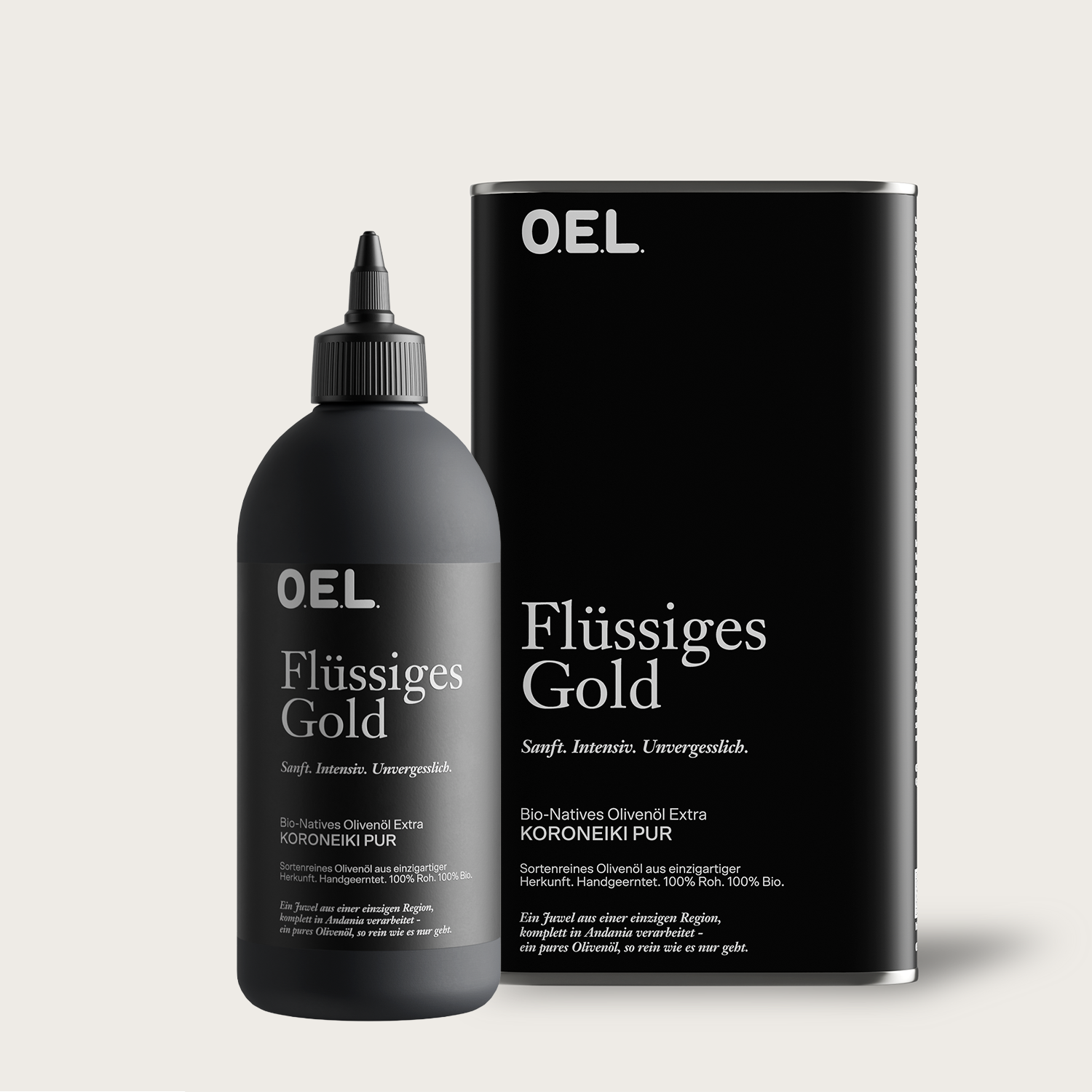 Salatmeister Set - Flüssiges Gold 1L + Squeeze Bottle 500 ml