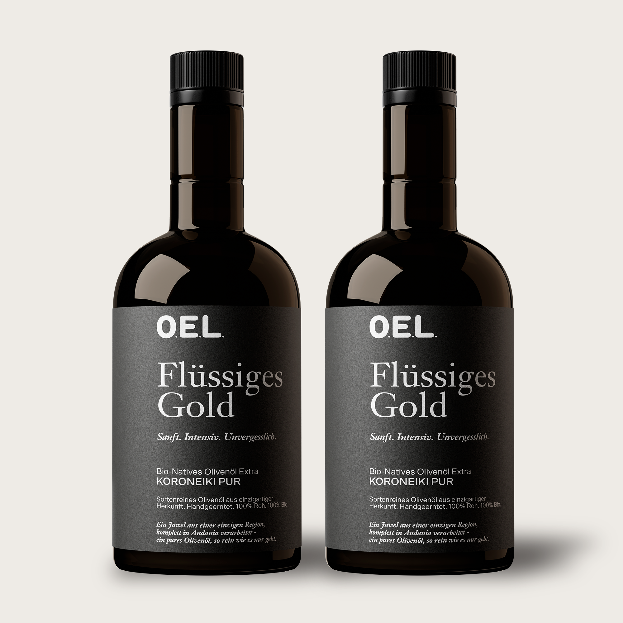 Liquid Gold 2 x 0.5 l glass bottle