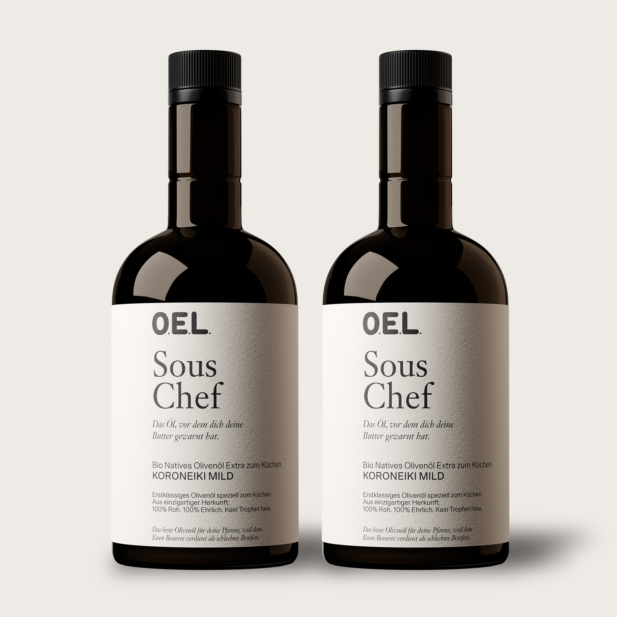 Sous Chef 2 x 0.5 l glass bottle