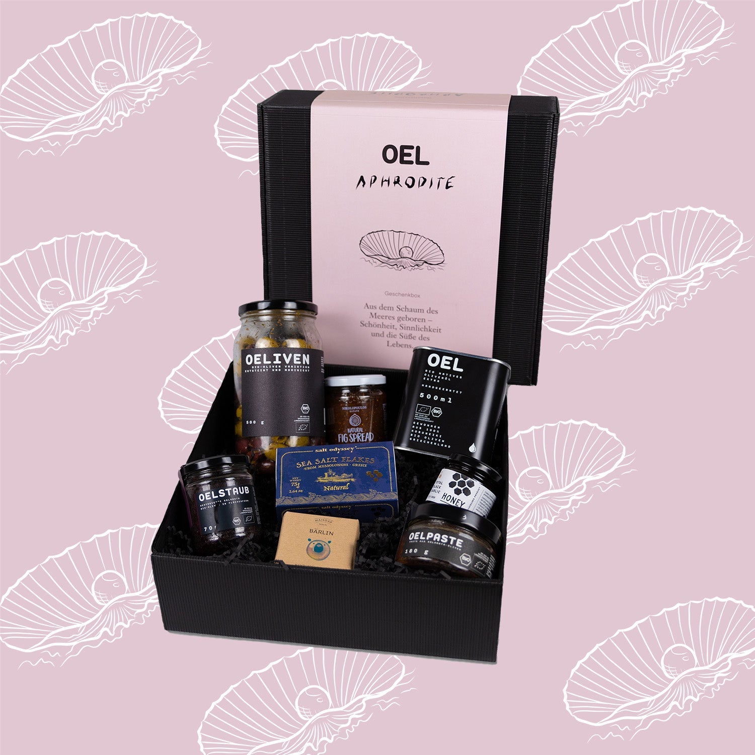 Aphrodite - Geschenkbox - OEL - Griechische Produkte und Olivenöl - OEL - Griechische Produkte und Olivenöl