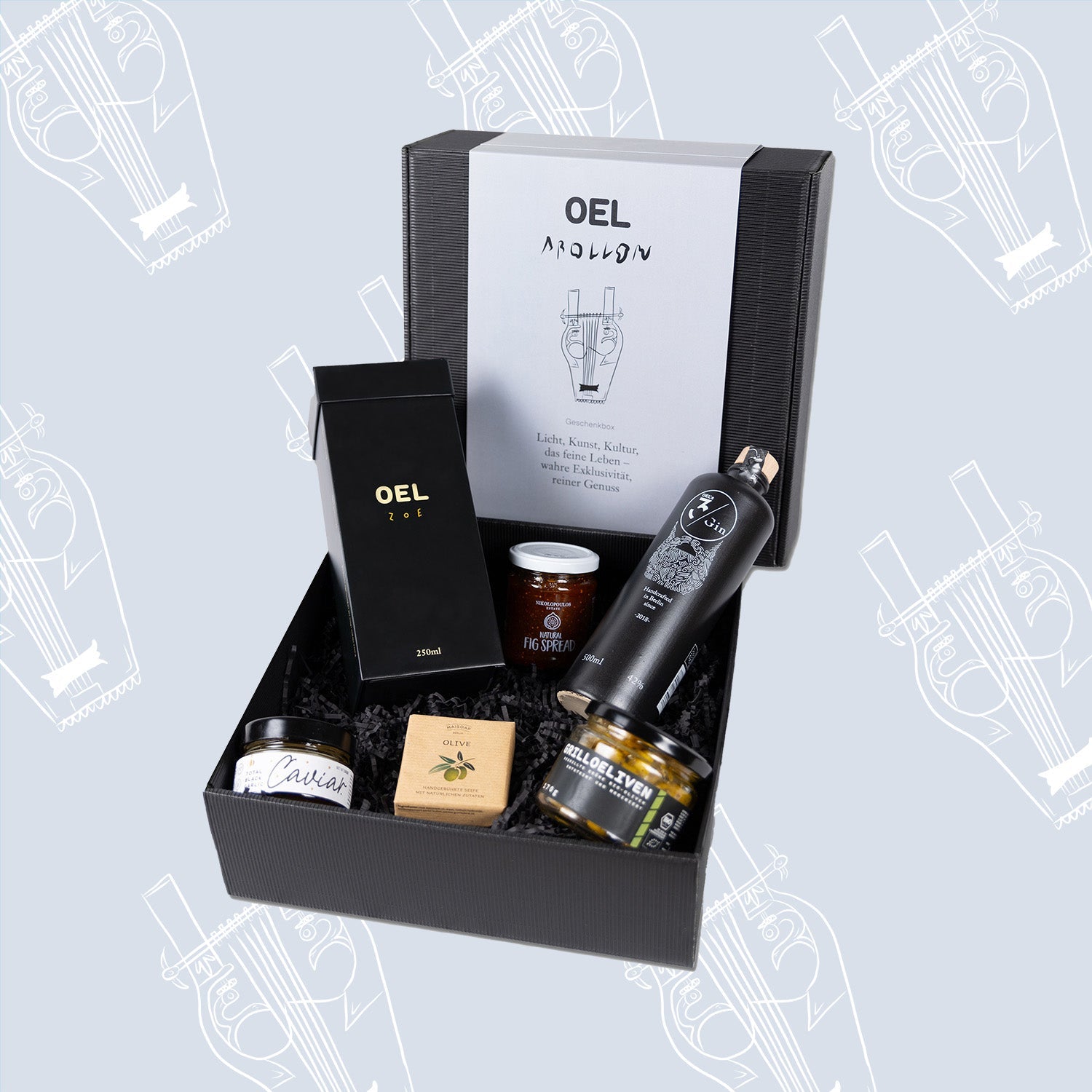 Apollon - Geschenkbox - OEL - Griechische Produkte und Olivenöl - OEL - Griechische Produkte und Olivenöl