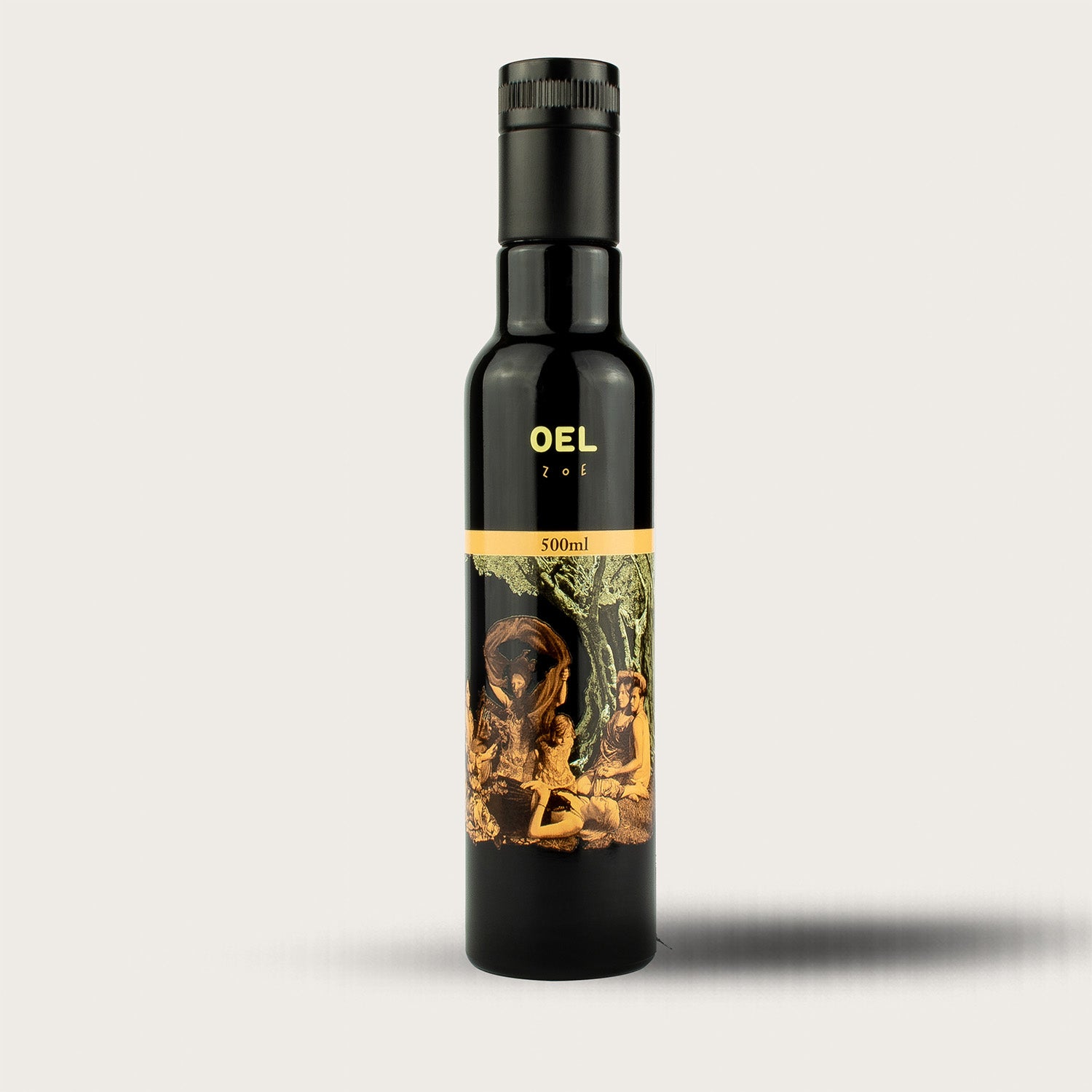 Olivenoel-Flasche mit besonderer Gestaltung für Kuntinteressierte