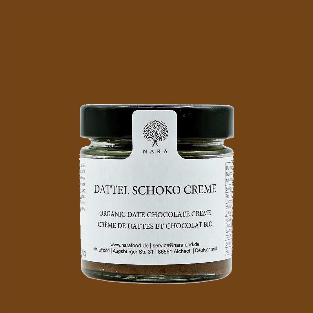 Bio Dattel Schoko Creme von Nara - OEL - Griechische Produkte und Olivenöl - Bestandsartikel red. MWST (7%) - Nara Food