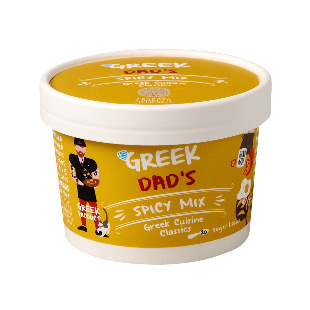 Greek Dad`s - Pikante griechische Würzmischung 50 g - OEL - Griechische Produkte und Olivenöl - Bestandsartikel red. MWST (7%) - Sparoza