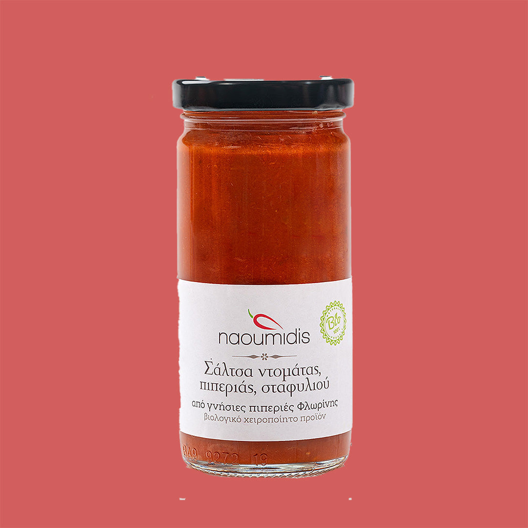 Organic salsa - pepper, tomato, grape