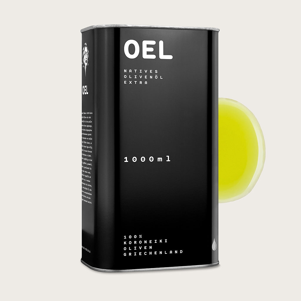 OEL 1.000 ml - Bio Natives Olivenöl Extra aus Griechenland - OEL - Griechische Produkte und Olivenöl - Bestandsartikel red. MWST (7%) - Stavropoulos Ilias & C.O.