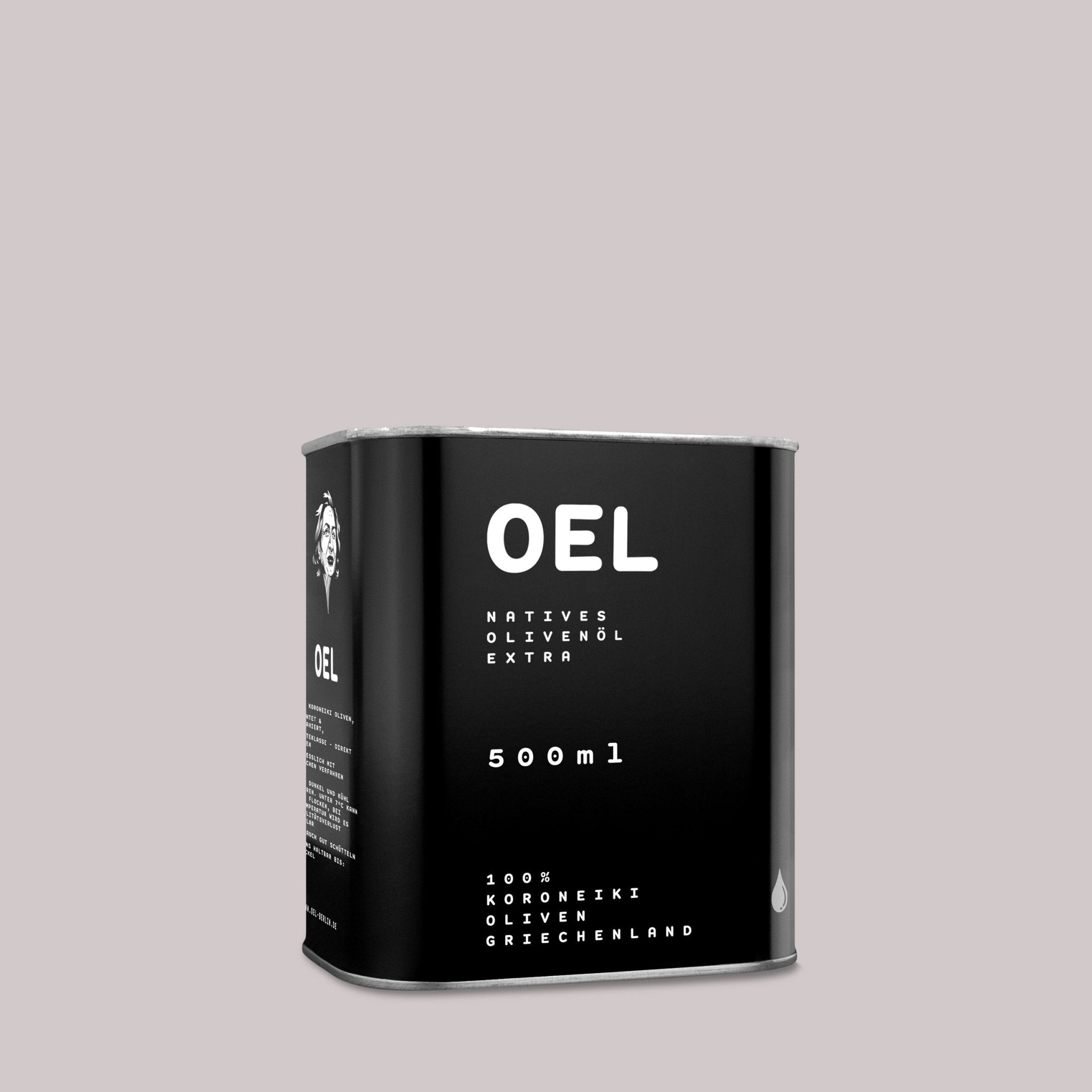 OEL 500 ml - Bio Natives Olivenöl Extra (mit optischem Mangel) - OEL - Griechische Produkte und Olivenöl - Bestand wird nicht nachverfolgt - OEL Olivenprodukte