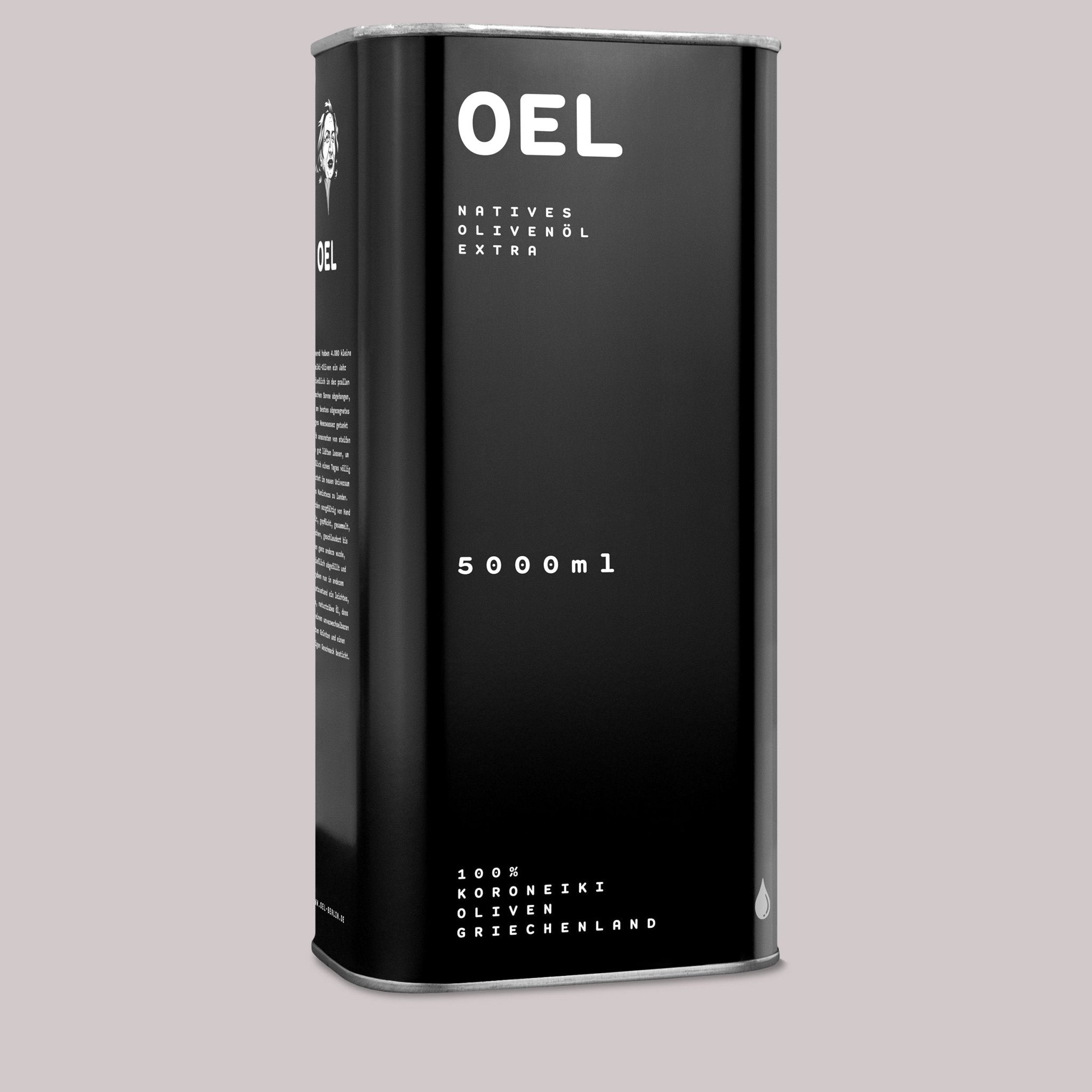 OEL 5.000 ml - Bio Natives Olivenöl Extra (mit optischem Mangel) - OEL - Griechische Produkte und Olivenöl - Bestand wird nicht nachverfolgt - OEL Olivenprodukte