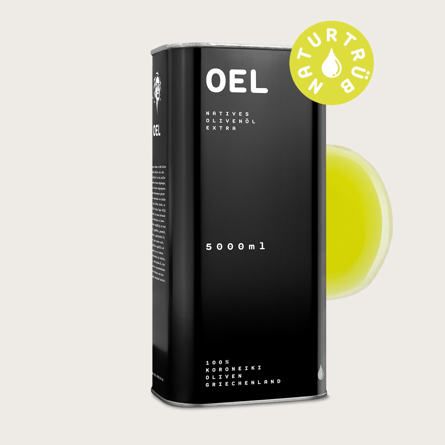 OEL 5.000 ml Naturtrüb - Bio Natives Olivenöl Extra aus Griechenland - OEL - Griechische Produkte und Olivenöl - Bestandsartikel red. MWST (7%) - Stavropoulos Ilias & C.O.