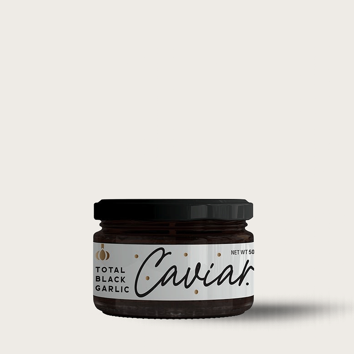 Black Garlic "Caviar" (vegan)  - Schwarze Knoblauch Perlen - 50 g