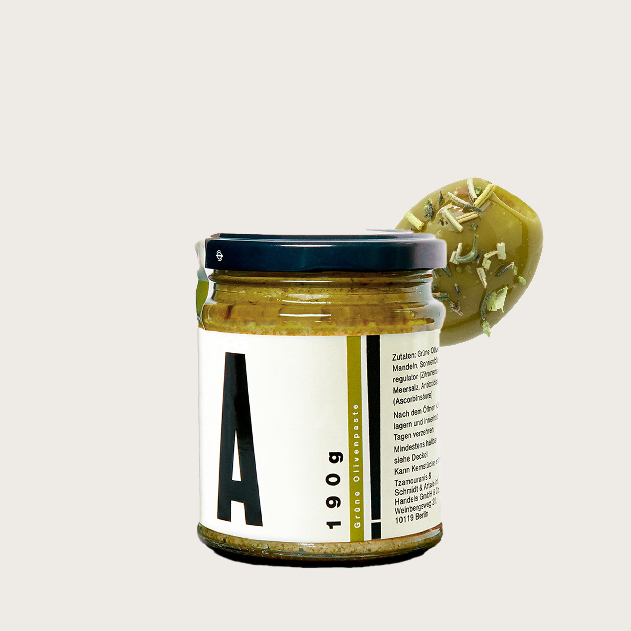 A! Green olive paste 190 g 